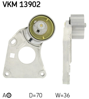 Rola intinzator,curea distributie VKM 13902 SKF